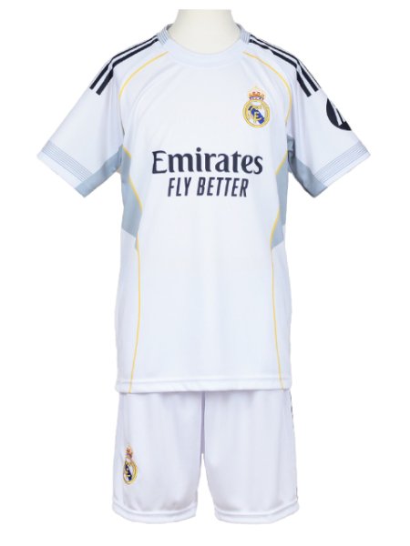 画像2: キッズ・ジュニア用 25-26 レアルマドリード #10 エムバペ レプリカユニフォーム (2)