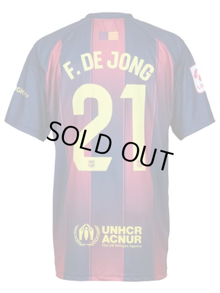 25-26 バルセロナ #21 デヨング レプリカユニフォーム