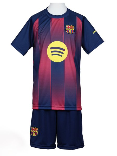 画像2: キッズ・ジュニア用 25-26 バルセロナ #10 ラミン・ヤマル レプリカユニフォーム (2)