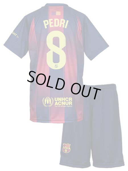 キッズ・ジュニア用 25-26 バルセロナ #8 ペドリ レプリカユニフォーム