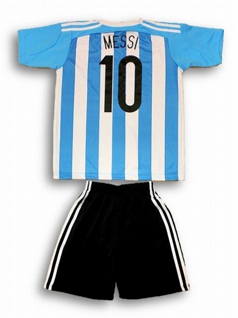 キッズ用レプリカユニフォーム アルゼンチン代表 10メッシ 