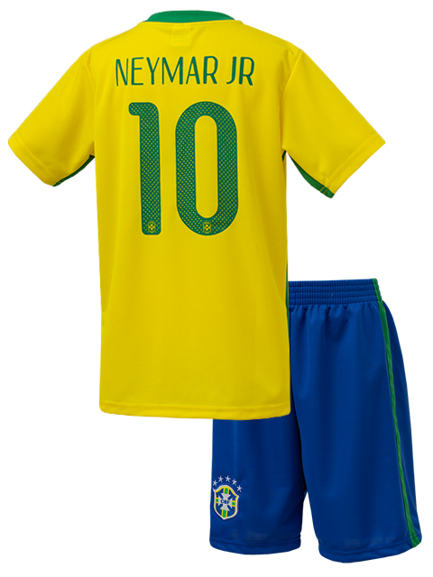 キッズ用レプリカユニフォーム ブラジル代表 10ネイマール 