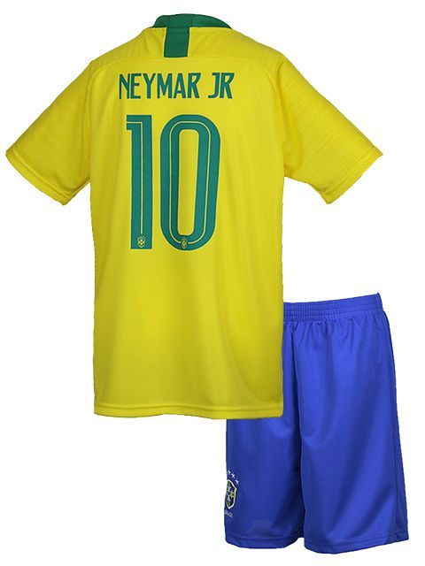 キッズ・ジュニア用レプリカユニフォーム 2018ブラジル代表 10ネイマール