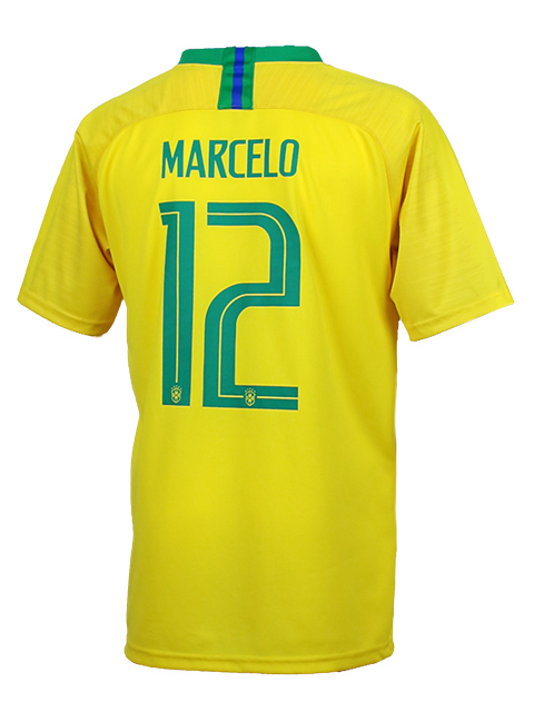 レプリカユニフォーム 2018ブラジル代表 12マルセロ